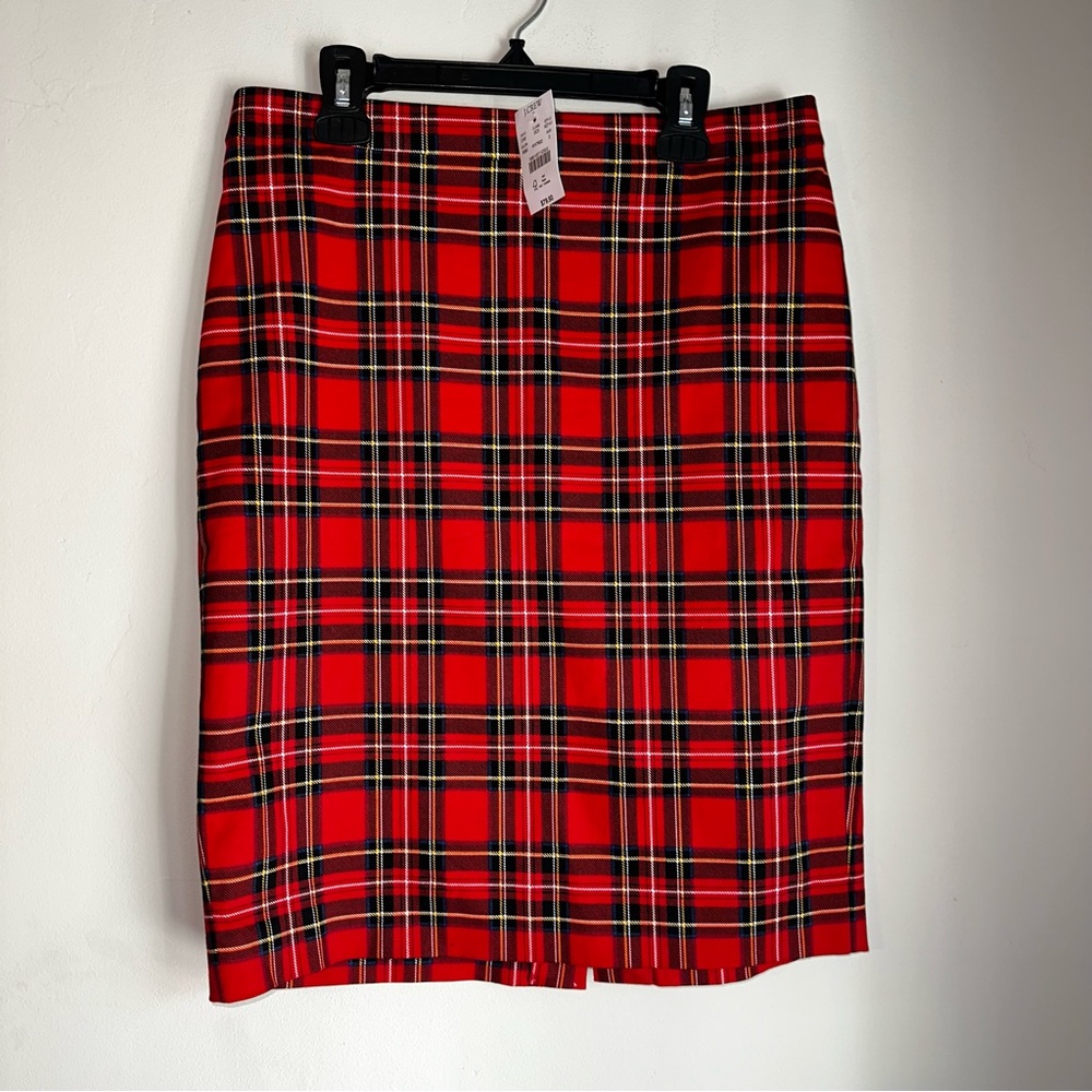 NWT J. Crew Tartan Plaid Skirt